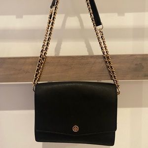 Tory Burch Black Leather Purse